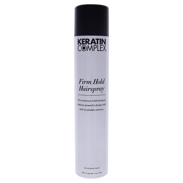 Keratin Complex Firm Hold Hairspray by Keratin Complex for Unisex - 9 oz Hairspray
