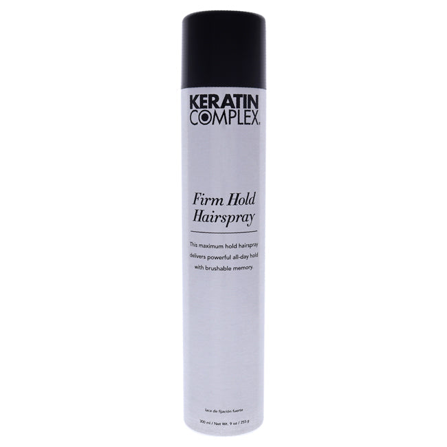 Keratin Complex Firm Hold Hairspray by Keratin Complex for Unisex - 9 oz Hairspray