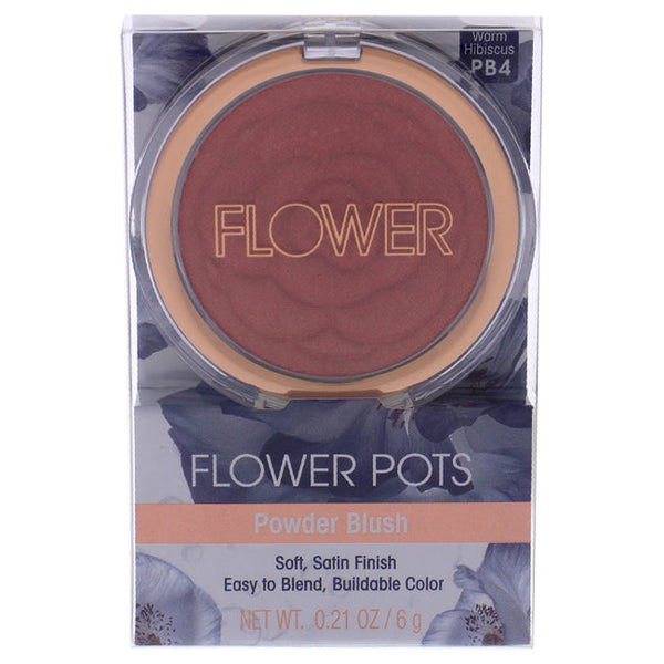 Flower Beauty Flower Pots Powder Blush - Warm Hibiscus by Flower Beauty for Women - 0.21 oz Blush