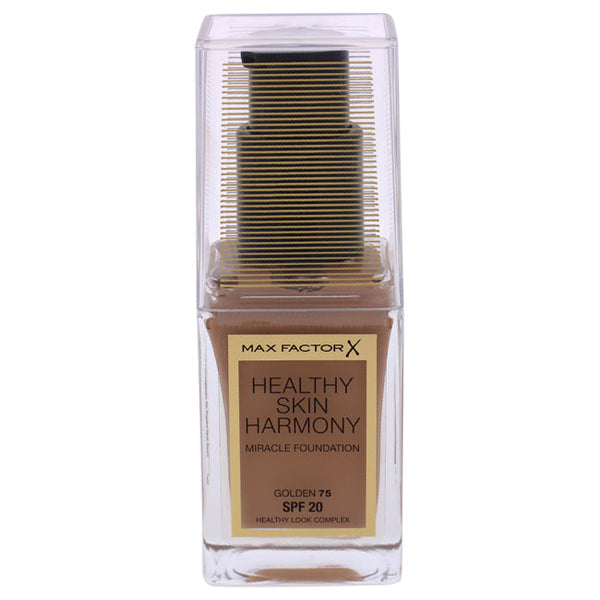 Max Factor Healthy Skin Harmony Miracle Foundation SPF 20 - 75 Golden by Max Factor for Women - 1 oz Foundation