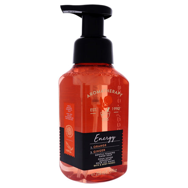 Bath and Body Works Aromatherapy Energy Gentle Foaming Hand Soap - Orange-Ginger by Bath and Body Works for Unisex - 8.75 oz Hand Soap