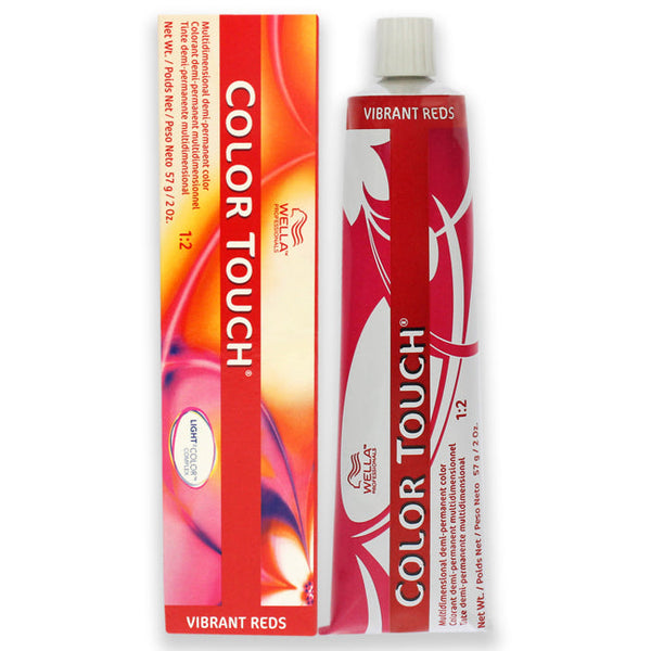 Wella Color Touch Demi-Permanent Color - 7 43 Medium Blond-Red Gold by Wella for Unisex - 2 oz Hair Color