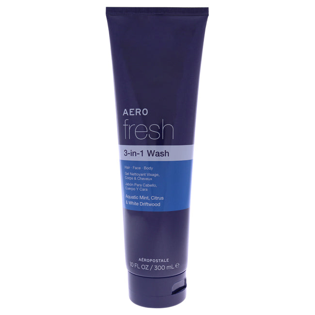 Aeropostale Aero Fresh 3-In-1 Wash by Aeropostale for Men - 10 oz Body Wash