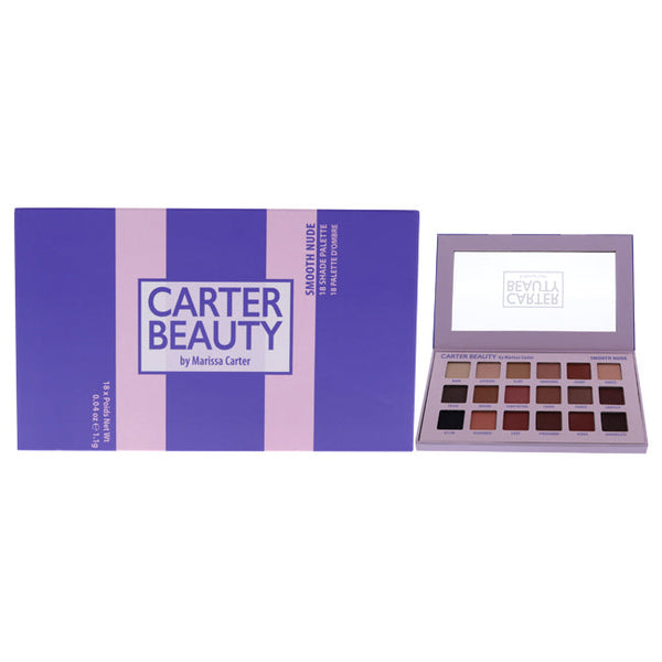 Carter Beauty 18 Shade Palette - Smooth Nude by Carter Beauty for Women - 0.72 oz Eye Shadow