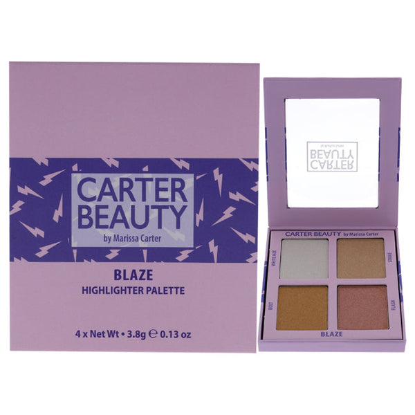 Carter Beauty Highlighter Palette - Blaze by Carter Beauty for Women - 0.52 oz Highlighter