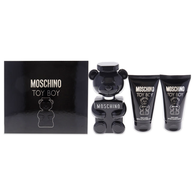 Moschino Moschino Toy Boy by Moschino for Men - 3 Pc Gift Set 1.7oz EDP Spray, 1.7oz Bath and Shower Gel, 1.7oz After Shave Balm