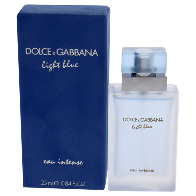 Dolce and Gabbana Light Blue Eau Intense by Dolce and Gabbana for Women - 0.84 oz EDP Spray (Mini)