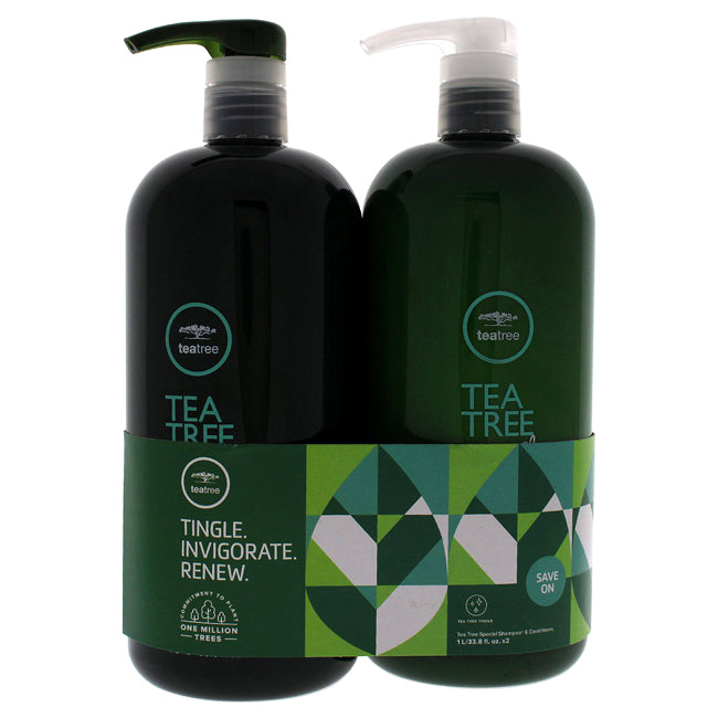 Paul Mitchell Tea Tree Special Kit by Paul Mitchell for Unisex - 2 Pc Kit 33.8 oz Shampoo, 33.8 oz Conditioner