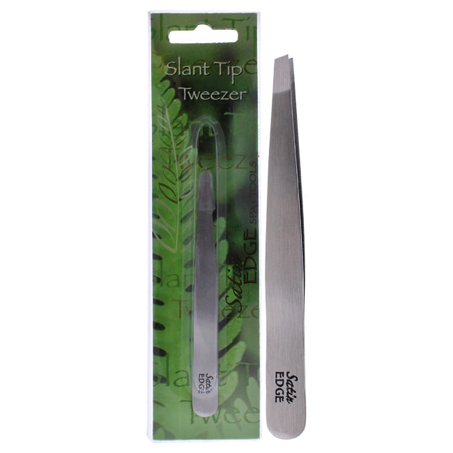 Satin Edge Slant Tip Tweezer by Satin Edge for Unisex - 1 Pc Tweezer