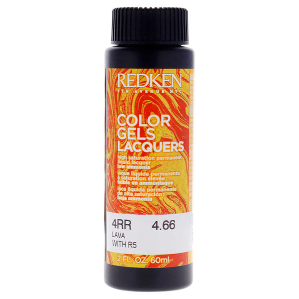 Redken Color Gels Lacquers Haircolor - 4RR Lava by Redken for Unisex - 2 oz Hair Color