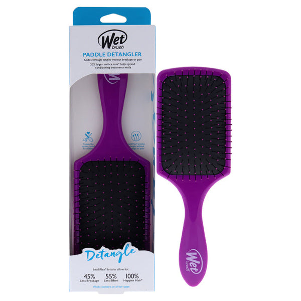 Wet Brush Paddle Detangler Brush - Purple by Wet Brush for Unisex - 1 Pc Hair Brush