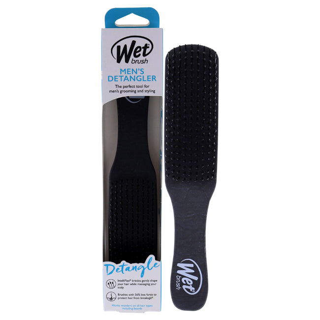 Wet Brush Mens Detangler Brush - Black Leather by Wet Brush for Men - 1 Pc Hair Brush