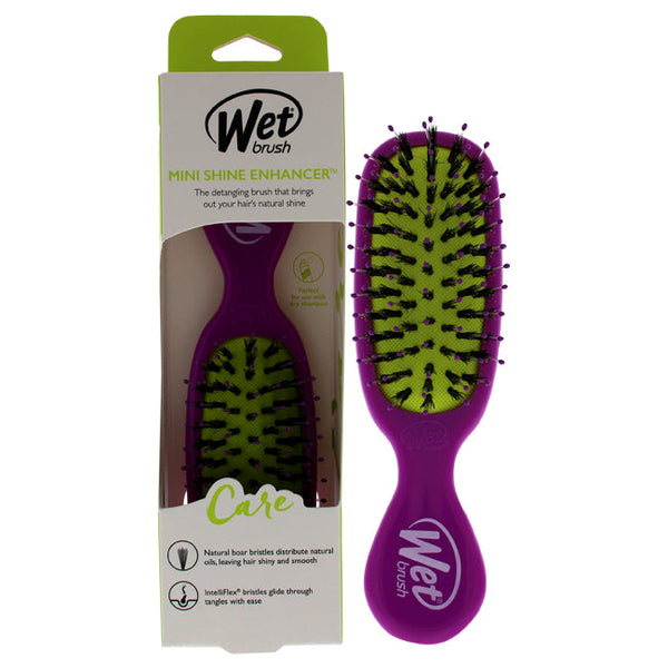 Wet Brush Mini Shine Enhancer Care Brush - Purple by Wet Brush for Unisex - 1 Pc Hair Brush