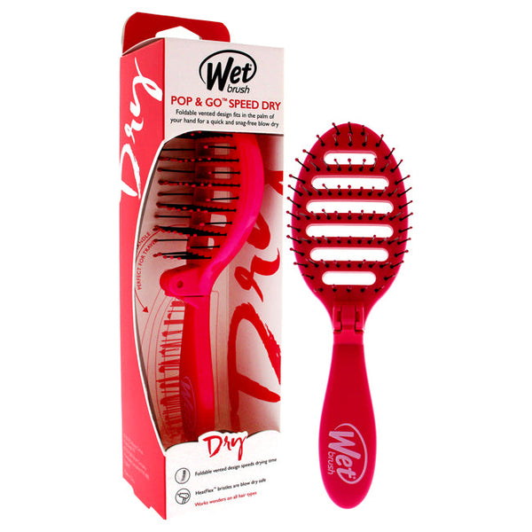 Wet Brush Pop and Go Speed Dry Brush - Pink by Wet Brush for Unisex - 1 Pc Hair Brush