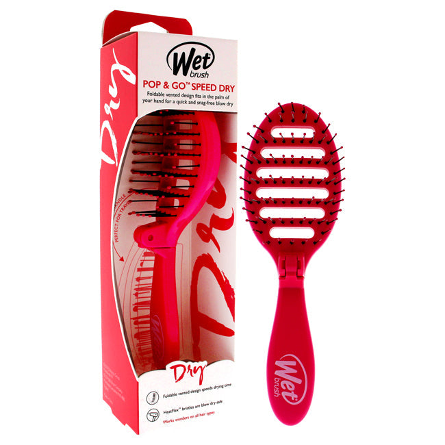 Wet Brush Pop and Go Speed Dry Brush - Pink by Wet Brush for Unisex - 1 Pc Hair Brush