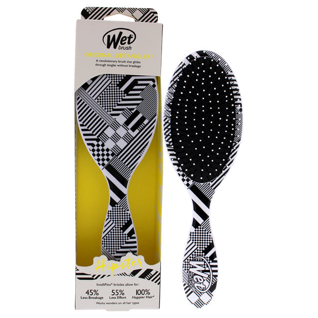 Wet Brush Original Detangler Hipster Brush - Diagonal Checkers by Wet Brush for Unisex - 1 Pc Hair Brush