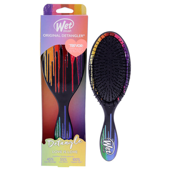 Wet Brush Original Detangler Love is Love Brush - Pride Dripping With Pride by Wet Brush for Unisex - 1 Pc Hair Brush