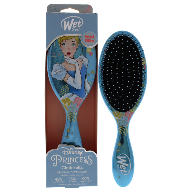 Wet Brush Original Detangler Princess Wholehearted Brush - Cinderella Blue by Wet Brush for Unisex - 1 Pc Hair Brush