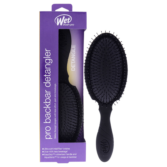 Wet Brush Backbar Detangler Brush - Black by Wet Brush for Unisex - 1 Pc Hair Brush