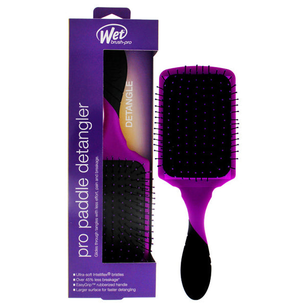 Wet Brush Pro Paddle Detangler Brush - Purple by Wet Brush for Unisex - 1 Pc Hair Brush