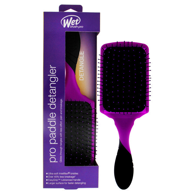 Wet Brush Pro Paddle Detangler Brush - Purple by Wet Brush for Unisex - 1 Pc Hair Brush