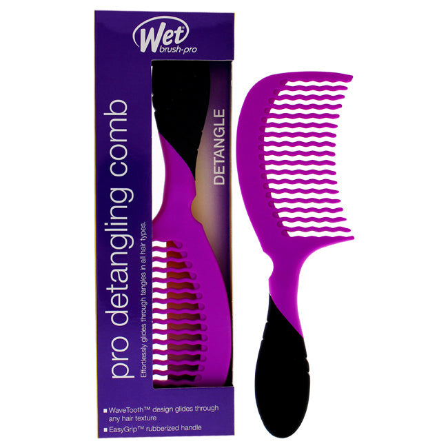 Wet Brush Pro Detangling Comb - Purple by Wet Brush for Unisex - 1 Pc Comb