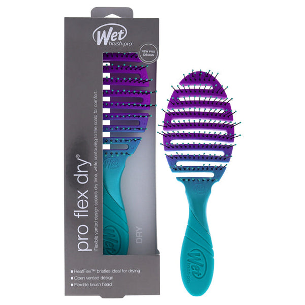 Wet Brush Pro Flex Dry Brush - Teal Ombre by Wet Brush for Unisex - 1 Pc Hair Brush