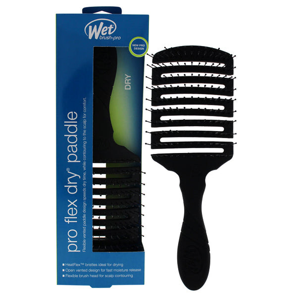 Wet Brush Pro Flex Dry Paddle Brush - Black by Wet Brush for Unisex - 1 Pc Hair Brush