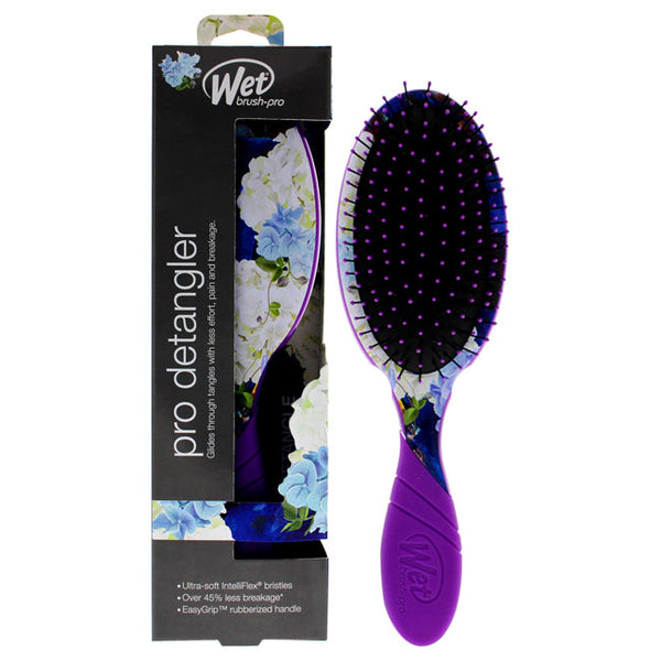 Wet Brush Pro Detangler Hyper Floral Brush - Purple by Wet Brush for Unisex - 1 Pc Hair Brush