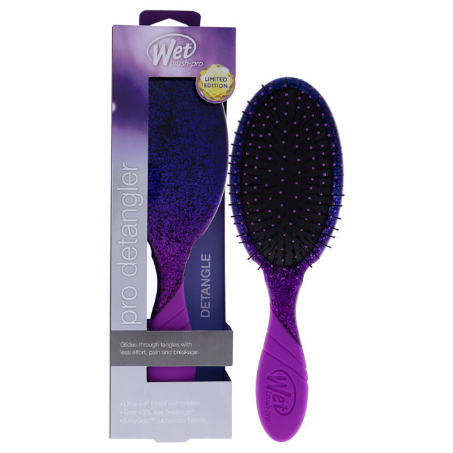 Wet Brush Pro Detangler Gilded Glamour Brush - Violet Glow by Wet Brush for Unisex - 1 Pc Hair Brush