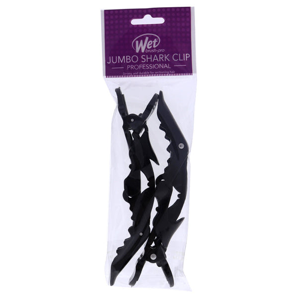 Wet Brush Jumbo Shark Clips - Black by Wet Brush for Unisex - 2 Pc Hair Clips