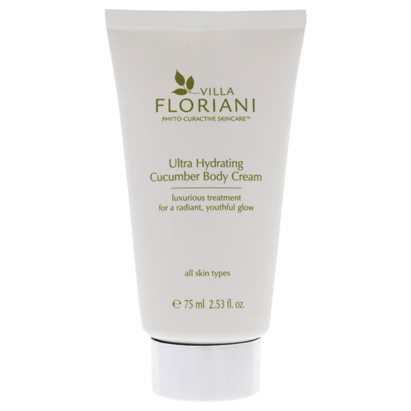 Villa Floriani Ultra Hydrating Cucumber Body Cream by Villa Floriani for Women - 2.53 oz Body Cream