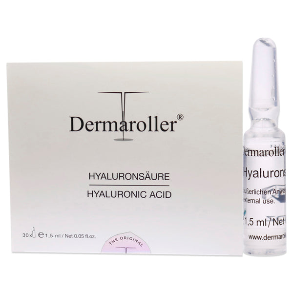 Dermaroller Hyaluronic Acid Ampoules by Dermaroller for Unisex - 30 x 0.05 oz Serum