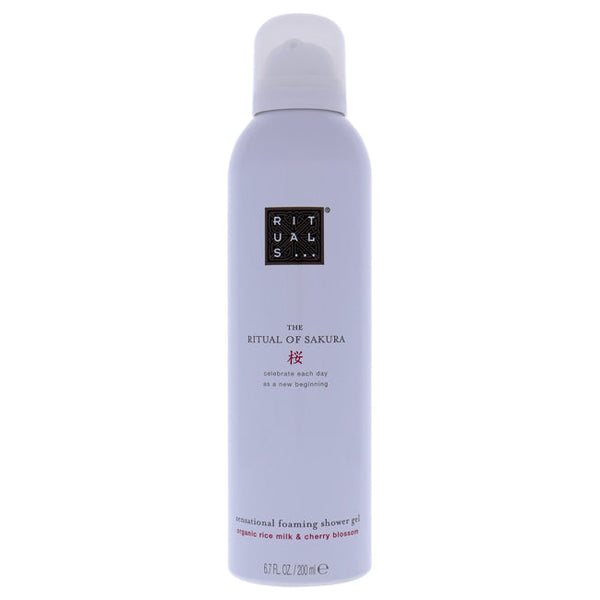 Rituals The Ritual of Sakura Foaming Shower Gel by Rituals for Unisex - 6.7 oz Shower Gel