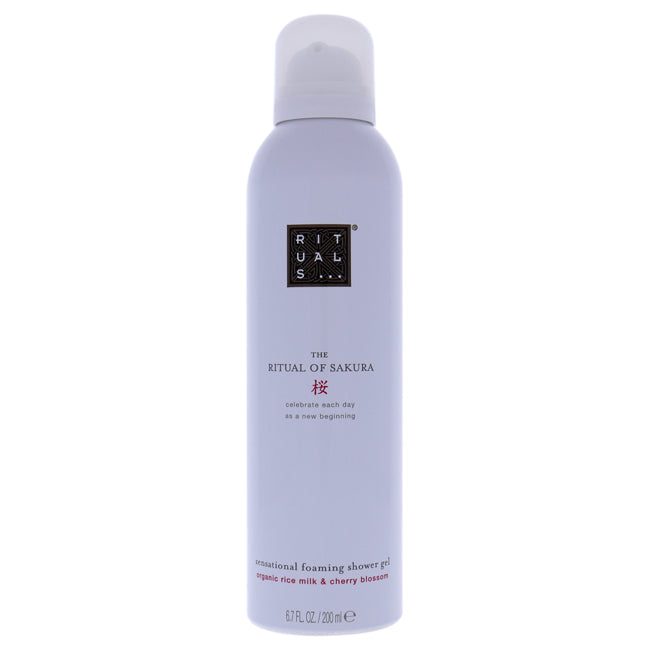 Rituals The Ritual of Sakura Foaming Shower Gel by Rituals for Unisex - 6.7 oz Shower Gel