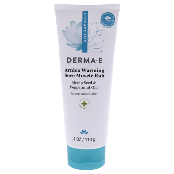 Derma-E Arnica Warming Sore Muscle Rub by Derma-E for Unisex - 4 oz Cream