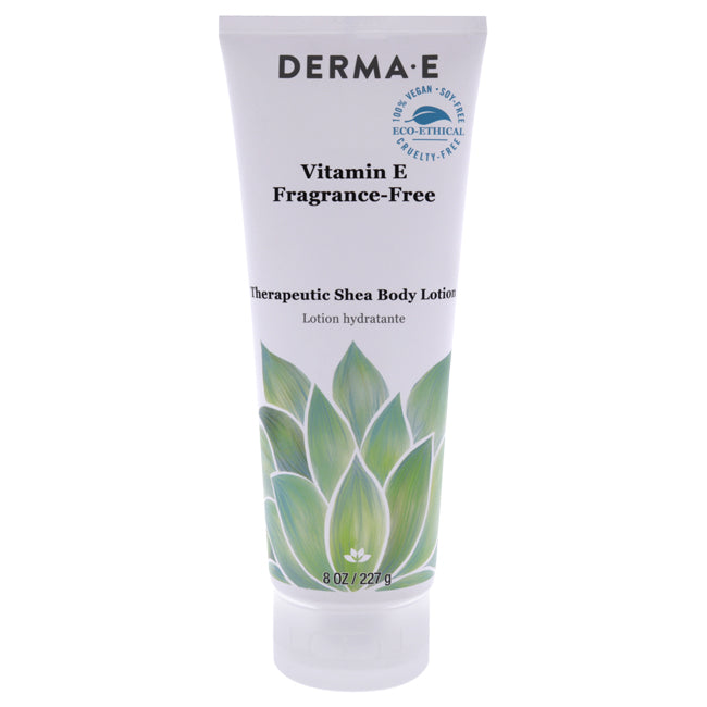 Derma-E Vitamin E Therapeutic Shea Body Lotion - Fragrance-Free by Derma-E for Unisex - 8 oz Body Lotion