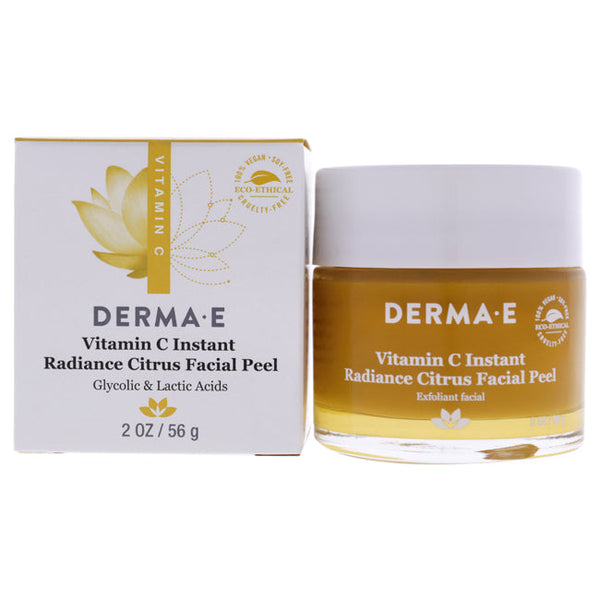 Derma-E Vitamin C Instant Radiance Citrus Facial Peel by Derma-E for Unisex - 2 oz Facial Peel