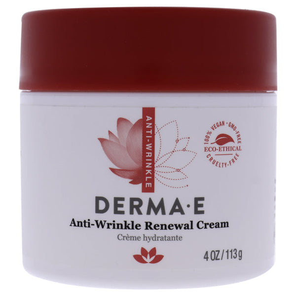 Derma-E Anti-Wrinkle Renewal Cream by Derma-E for Unisex - 4 oz Cream