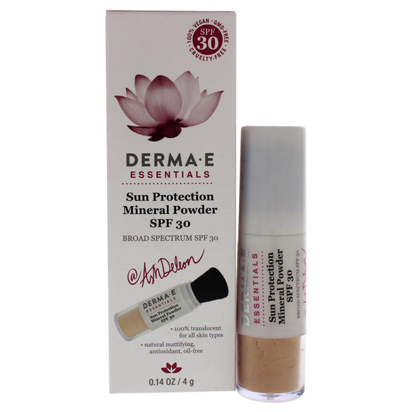 Derma E Sun Protection Mineral Powder SPF 30 by Derma-E for Unisex - 0.14 oz Sunscreen