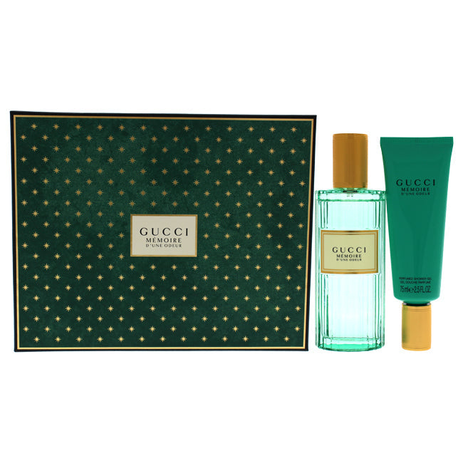 Gucci Memoire d'une Odeur by Gucci for Women - 2 Pc Gift Set 3.3oz EDP Spray, 2.5oz Shower Gel