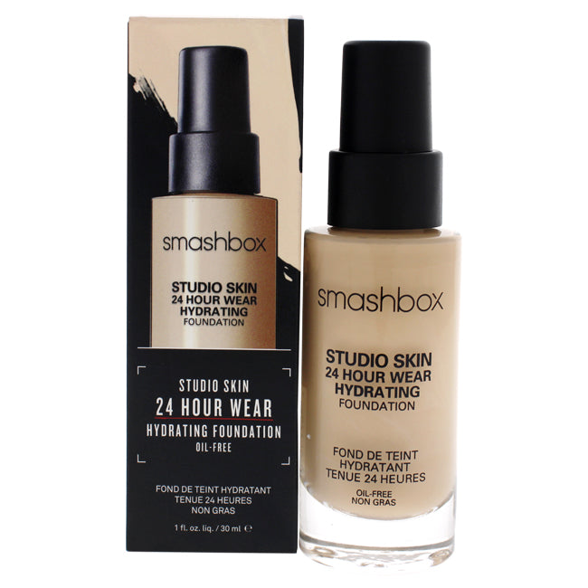 Smashbox Studio Skin 24 Hour Wear Hydrating Foundation - 1.05 Fair With Warm Olive Undertone by Smashbox for Women - 1 oz Foundation