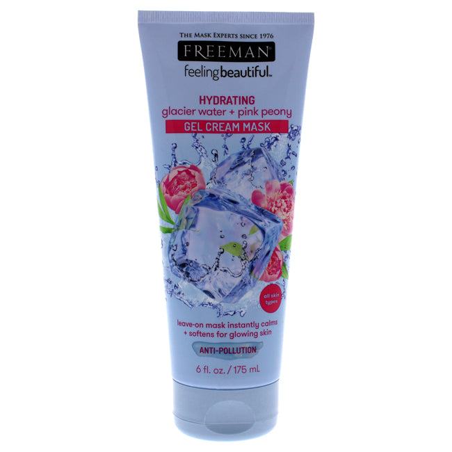 Freeman Feeling Beautiful Gel Cream Mask Glacier Water Plus Pink Peony by Freeman for Women - 6 oz Mask