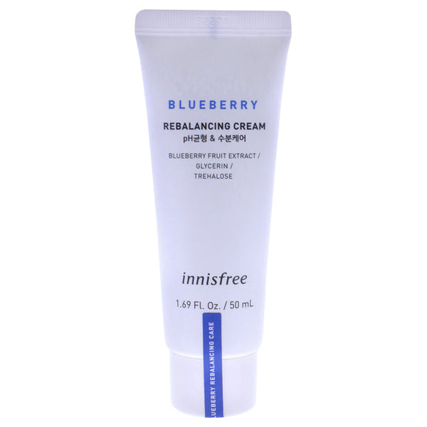 Innisfree Blueberry Rebalancing Cream by Innisfree for Unisex - 1.69 oz Cream