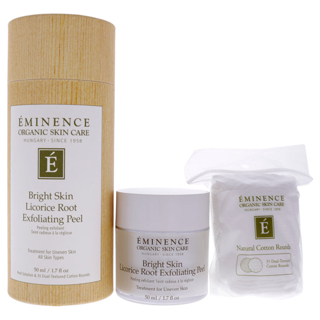 Eminence Bright Skin Licorice Root Exfoliating Peel by Eminence for Unisex - 1.7 oz Peel