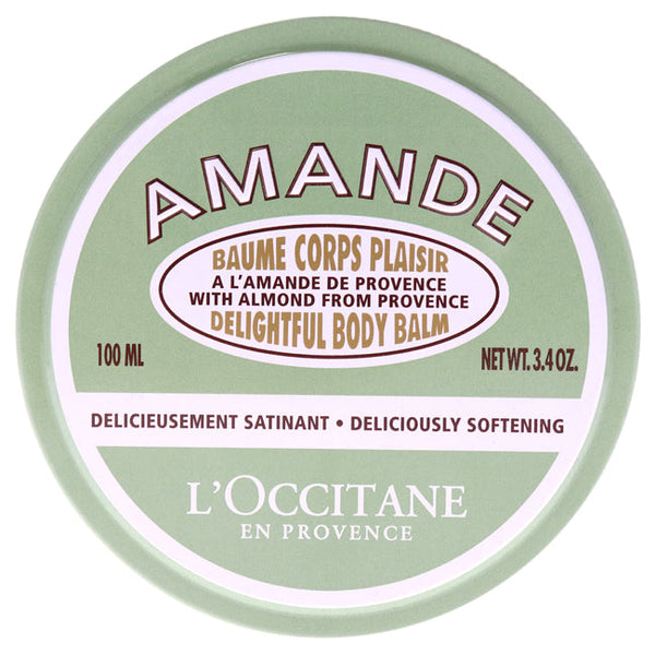 LOccitane Almond Delightful Body Balm by LOccitane for Unisex - 3.4 oz Balm