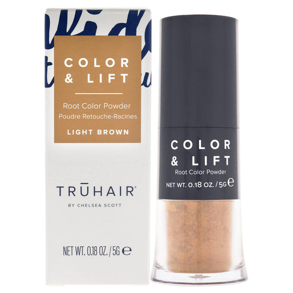 Truhair Color and Lift Root Color Powder - Light Brown by Truhair for Unisex - 0.18 oz Hair Color