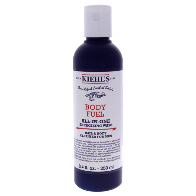 Kiehls Body Fuel All-In-One Energizing Wash by Kiehls for Men - 8.4 oz Body Wash