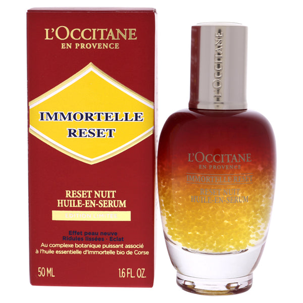 L'Occitane Immortelle Reset Overnight Oil-In Serum by LOccitane for Women - 1.7 oz Serum