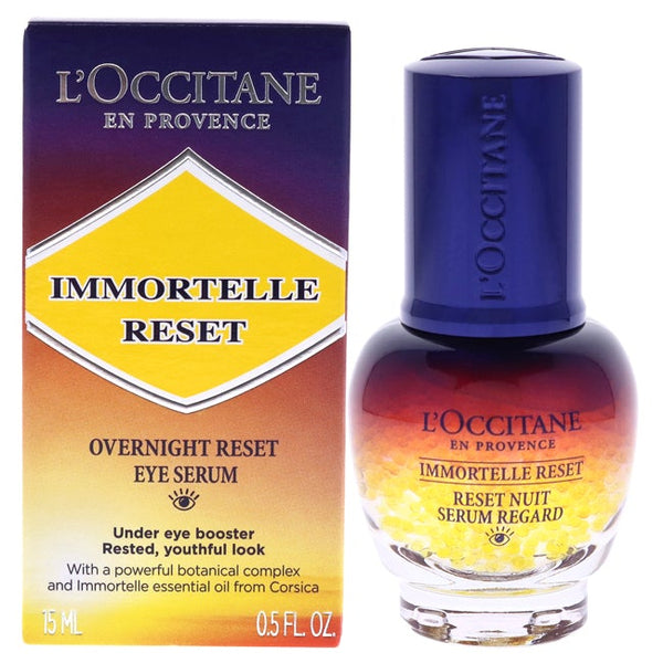 LOccitane Immortelle Overnight Reset Eye Serum by LOccitane for Women - 0.5 oz Serum